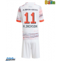 Bayern Munich Nicolas Jackson #11 Bortedraktsett Barn 2025-26 Kortermet (+ Korte bukser)